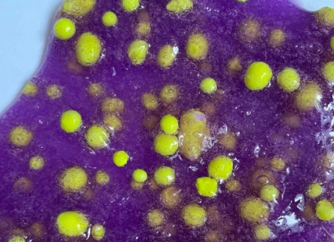 Slime zmieniający kolor alien z drobinkami XL Tuban